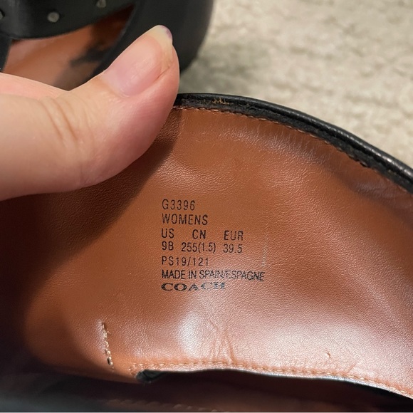 Coach Black Leather Cut Out Western Creeper Bootie Bejewelled Boots 9 - Picture 6 of 11